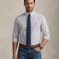 Polo Ralph Lauren Classic Fit Performance Oxford Shirt (White Aix Lavender)
