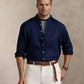 Polo Ralph Lauren Big & Tall Linen Shirt (Newport Navy)