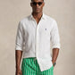 Polo Ralph Lauren Big & Tall Linen Shirt (White)