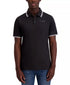 Karl Lagerfeld Paris Regular Fit Tipped Polo Shirt (Black)