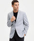 Tommy Hilfiger Modern Fit Check Sport Coat (Light Gray)