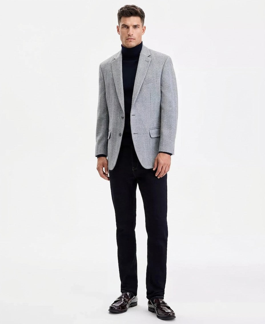 Tommy Hilfiger Modern Fit Wool-Blend Sport Coat (Grey)