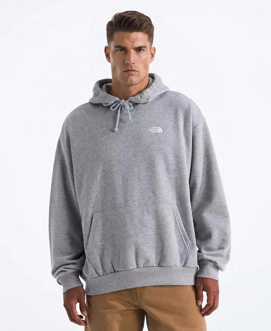 The North Face Evolution Simple Dome Oversized Hoodie (Tnf Pale Gray Heather)