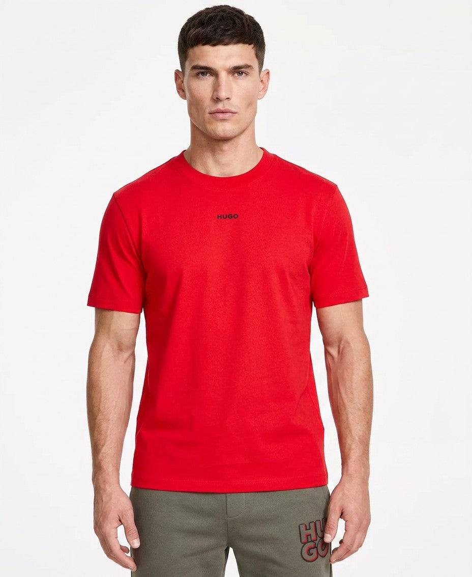 Hugo By Hugo Boss Dapolino Logo T-Shirt (Open Pink)
