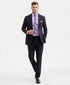 DKNY Modern Fit Nested Suit (Charcoal Plaid)