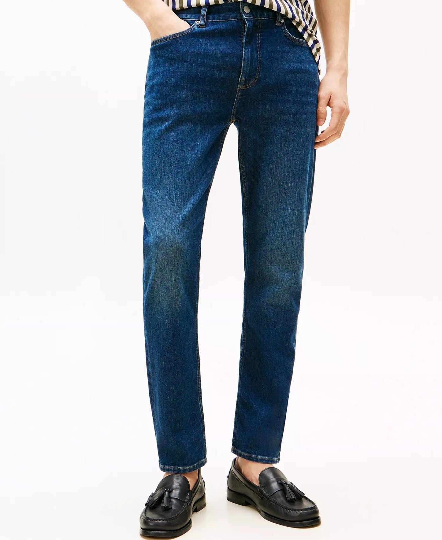 Tommy Hilfiger Slim Fit Bleeker Jeans (Dark Indigo)