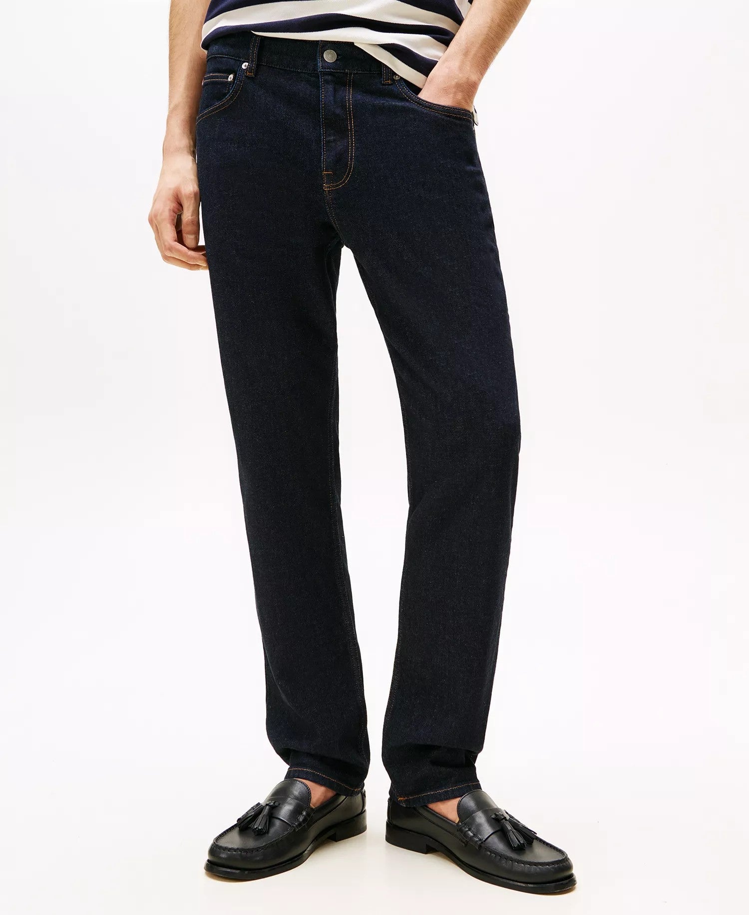 Tommy Hilfiger Slim Straight Denton Jeans (Rinse)
