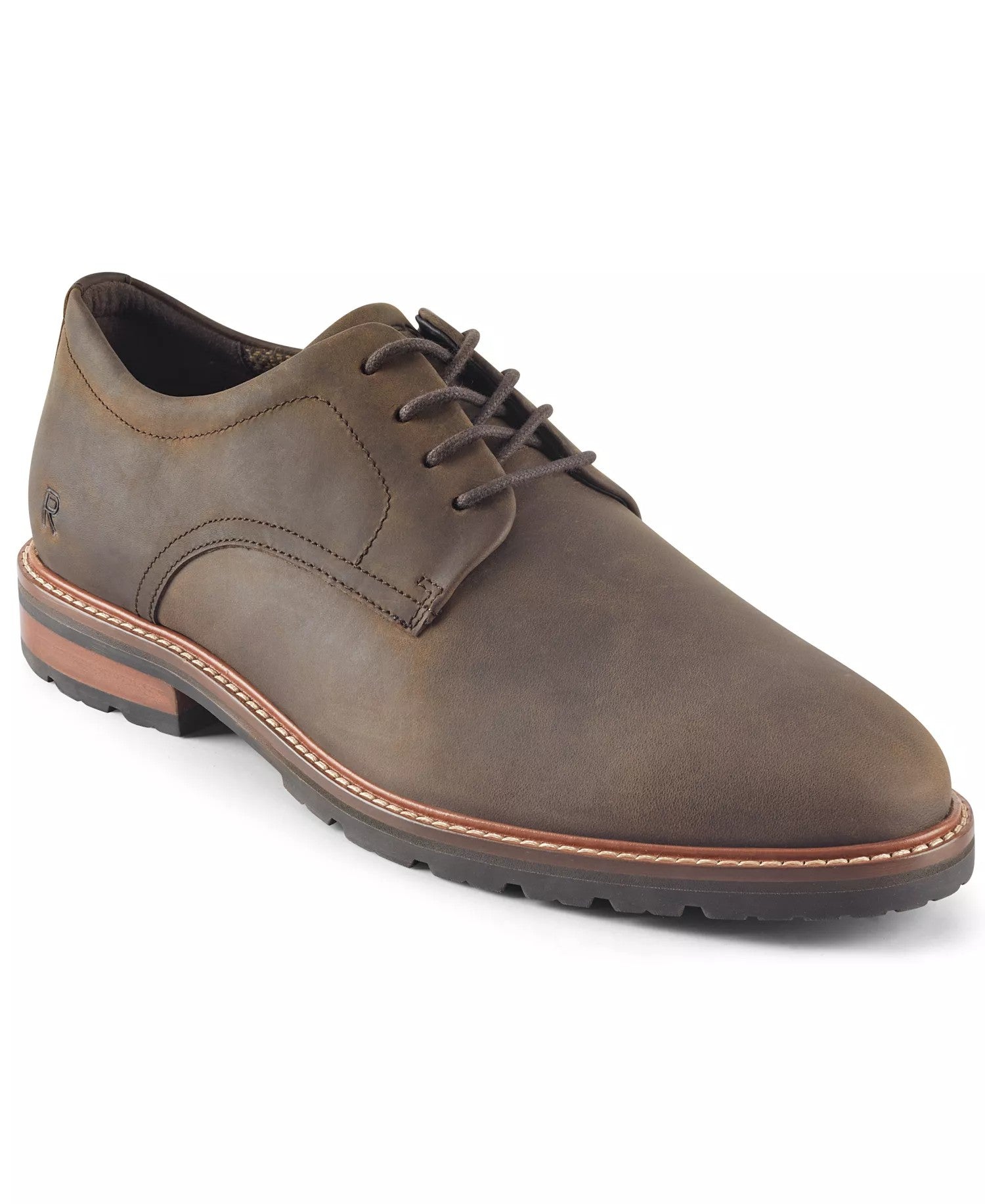 Rockport Cedric Dress Lace-Up Oxford (Medium Brown)