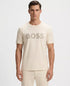 Boss By Hugo Boss Gloss Logo Pima Cotton T-Shirt (Open White)