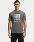 Boss By Hugo Boss Printed Artwork Cotton Jersey T-Shirt (Open Gray)