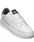 Karl Lagerfeld Paris Leather Side Karl Sneaker (White)