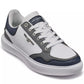 Karl Lagerfeld Paris Multi Color Side Logo Bit Sneakers (White Navy)