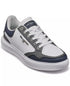 Karl Lagerfeld Paris Multi Color Side Logo Bit Sneakers (White Navy)