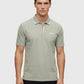 Hugo Boss Dalombi Button Placket Polo Shirt (Green W White Trim)