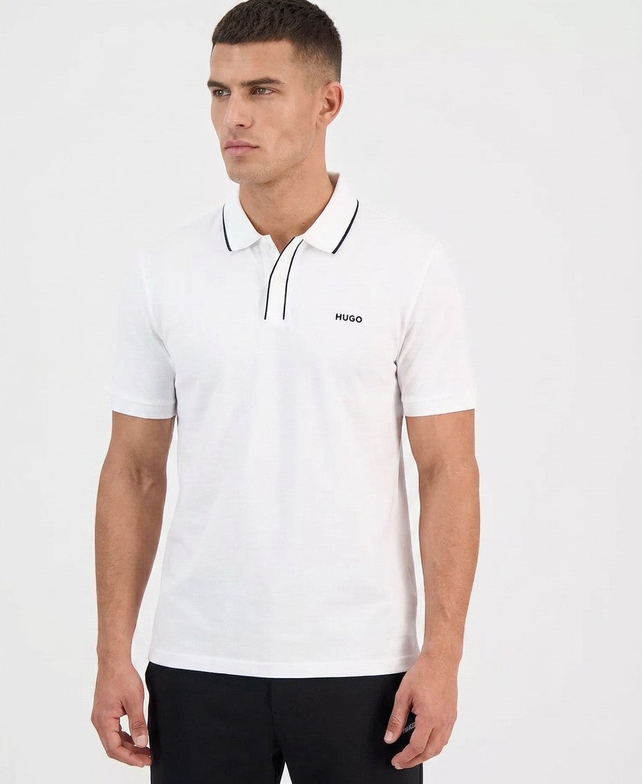 Hugo Boss Dalombi Button Placket Polo Shirt (Natural Yellow)