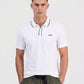 Hugo Boss Dalombi Button Placket Polo Shirt (White)