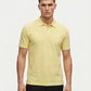 Hugo Boss Dalombi Button Placket Polo Shirt (Yellow W White Trim)