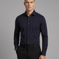 Reiss Long Sleeve Travel Shirt (Navy)