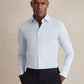 Reiss Long Sleeve Travel Shirt (Soft Blue)