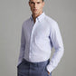 Reiss Slim Fit Button-Down Collar Cotton Oxford Shirt (Soft Blue)