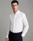 Reiss Slim Fit Button-Down Collar Cotton Oxford Shirt (White)