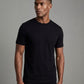 Reiss Cotton Crew Neck T-Shirt (Black)