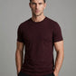 Reiss Cotton Crew Neck T-Shirt (Bordeaux)