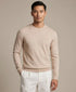 Reiss Merino Wool Crew Neck Sweater (Beige)