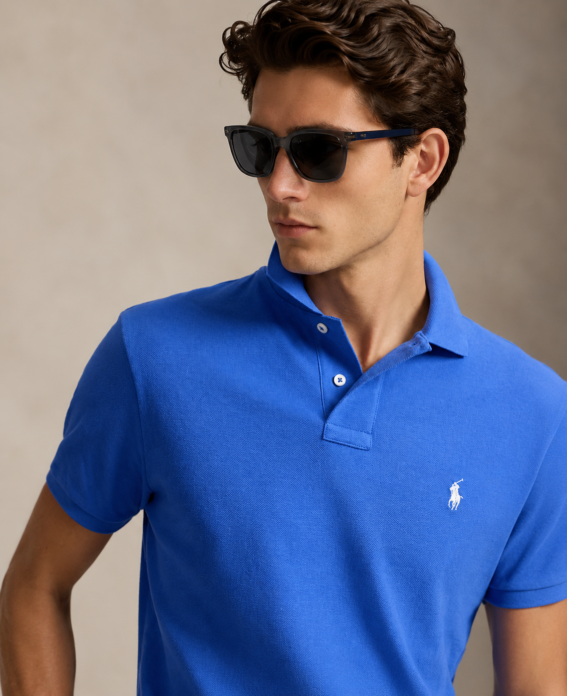 Polo Ralph Lauren mesh polo (New Iris Blue)