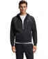 Boss By Hugo Boss Cotton-Blend Zip Up Piping Detail Hoodie (Dark Blue)