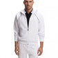 Boss By Hugo Boss Cotton-Blend Zip Up Piping Detail Hoodie (White)