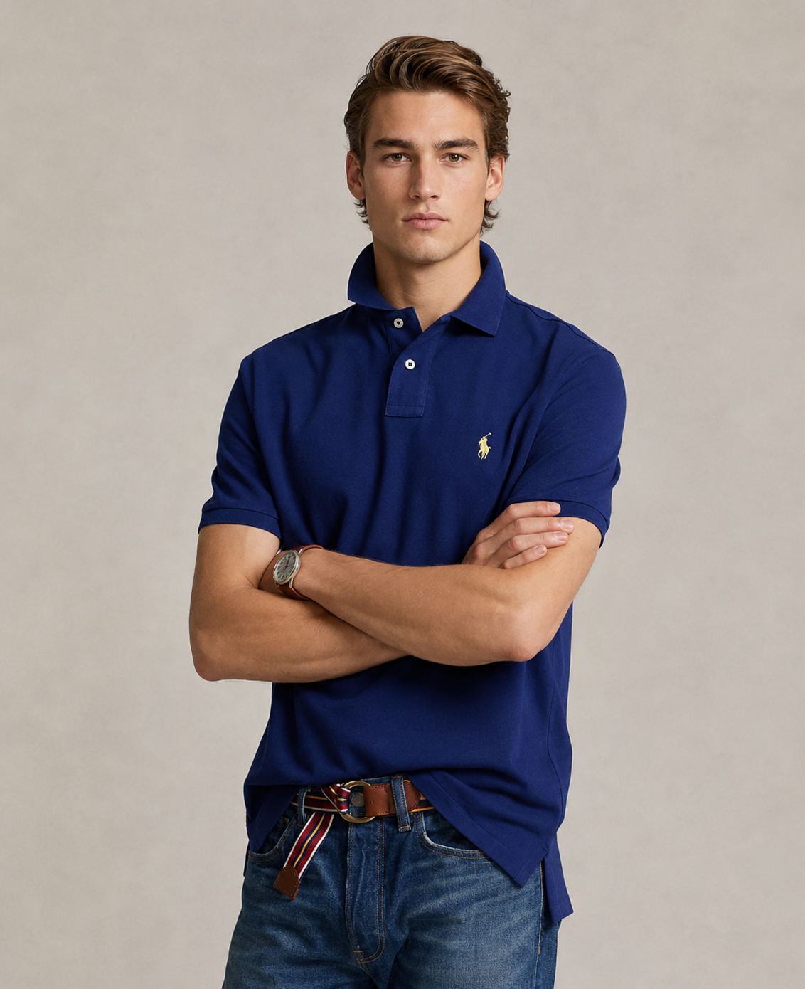 Polo Ralph Lauren mesh polo (Royal Blue)