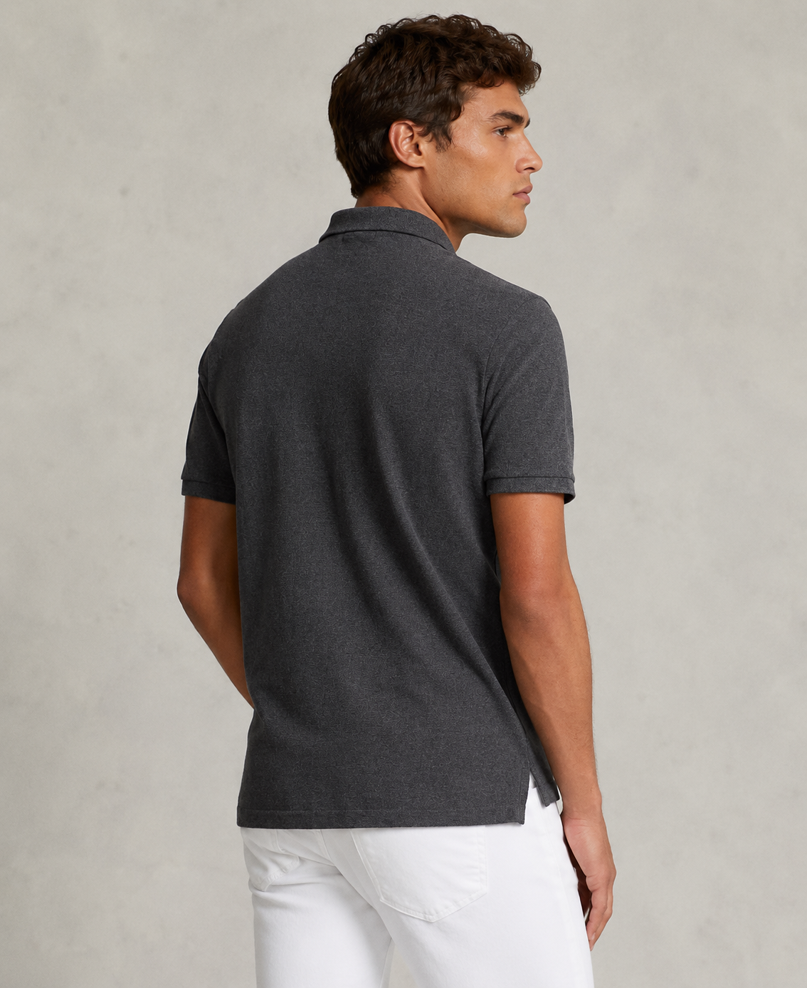 Polo Ralph Lauren mesh polo (Grey)