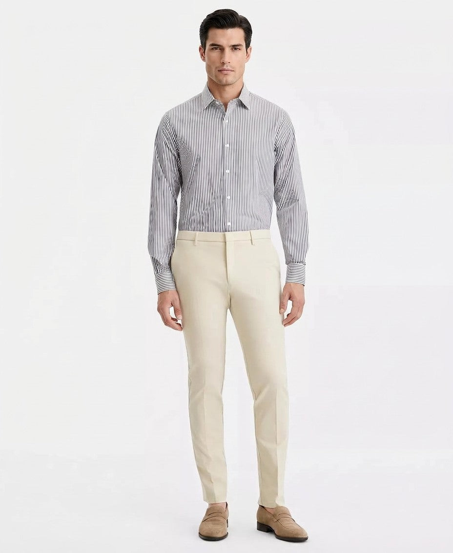 Tommy Hilfiger Modern Fit TH Flex Stretch Solid Performance Pants (Cream)