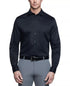 Van Heusen Classic Regular Fit Stretch Wrinkle-Free Sateen Dress Shirt (Black)