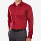 Van Heusen Classic Regular Fit Stretch Wrinkle-Free Sateen Dress Shirt (Red)