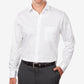 Van Heusen Classic Regular Fit Stretch Wrinkle-Free Sateen Dress Shirt (White)