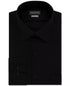 Van Heusen Fitted Stretch Wrinkle-Free Sateen Solid Dress Shirt (Black)