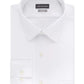 Van Heusen Fitted Stretch Wrinkle-Free Sateen Solid Dress Shirt (White)