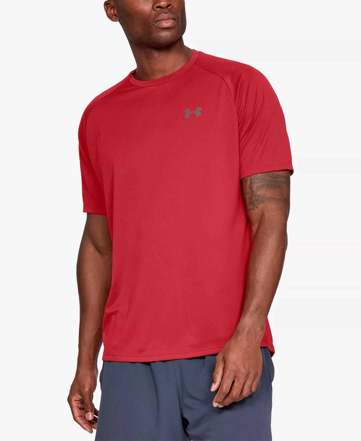Under Armour Tech Short Sleeve (Red Graphite)