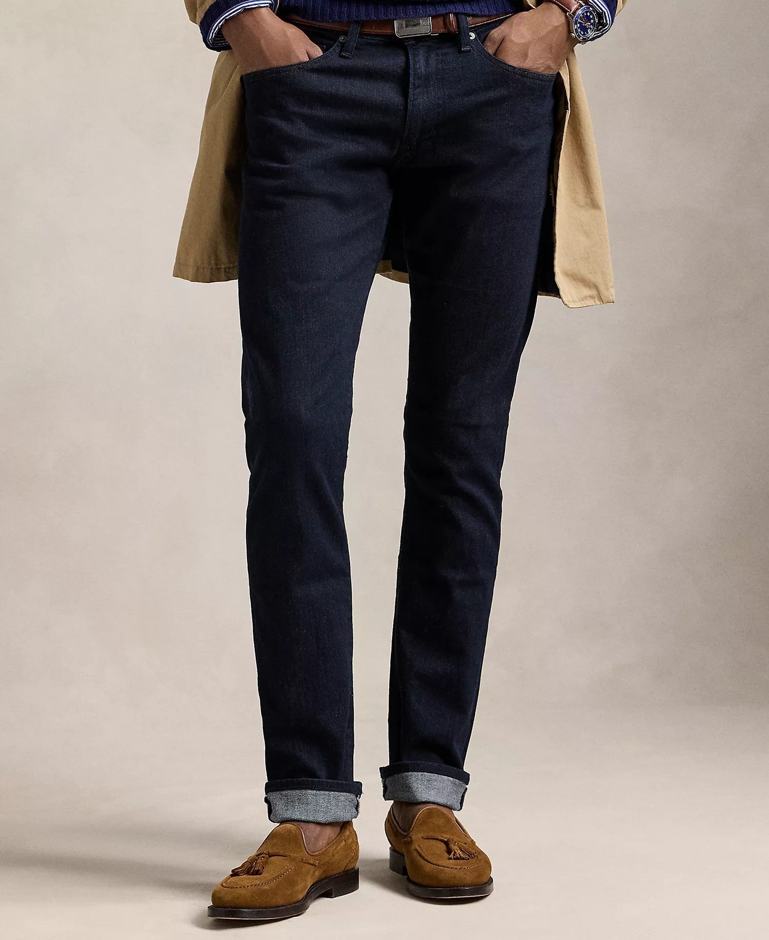 Polo Ralph Lauren Varick Slim Straight Jeans (Miller Rinse)