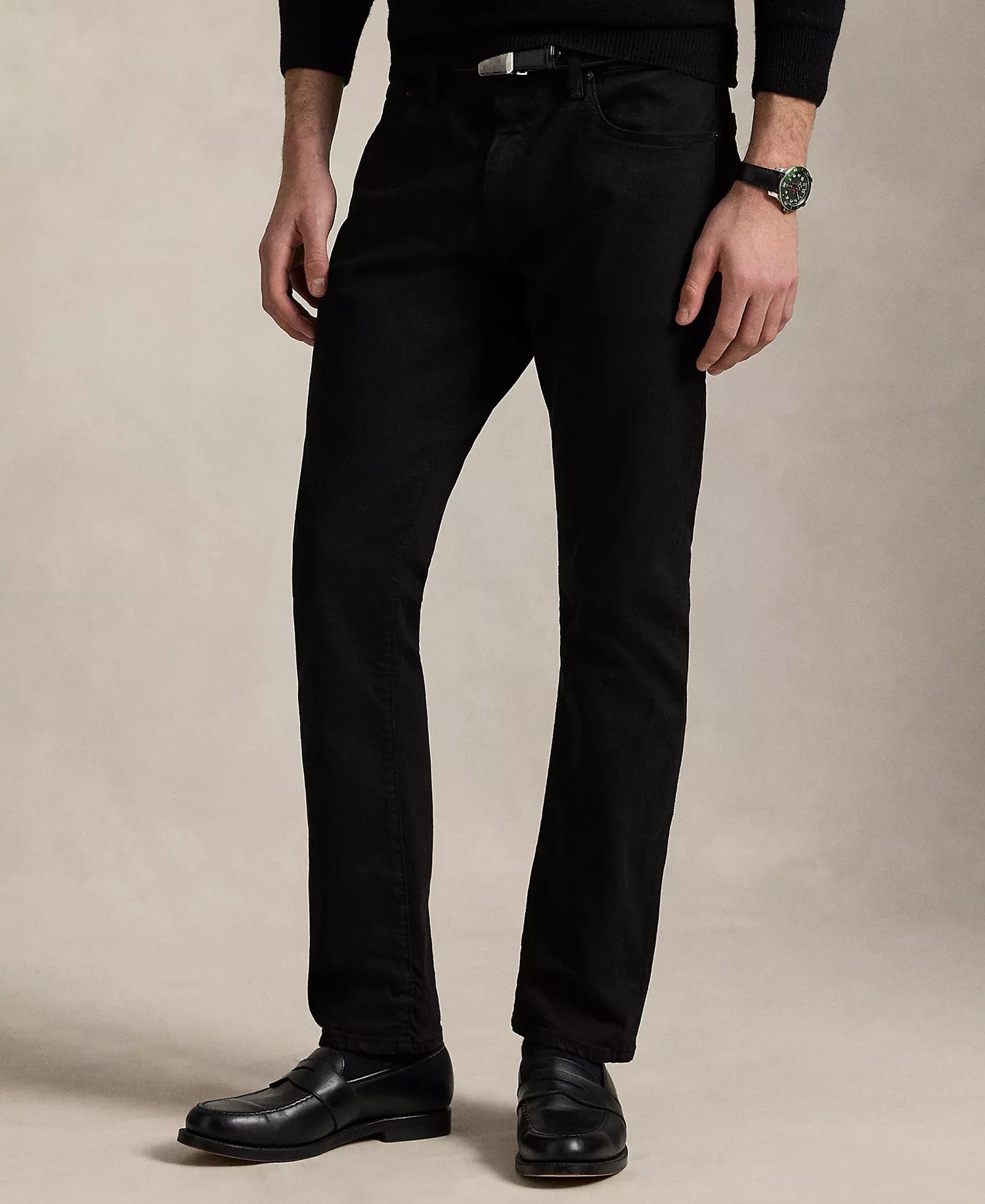 Polo Ralph Lauren Varick Slim Straight Jeans (New Hudson Black)