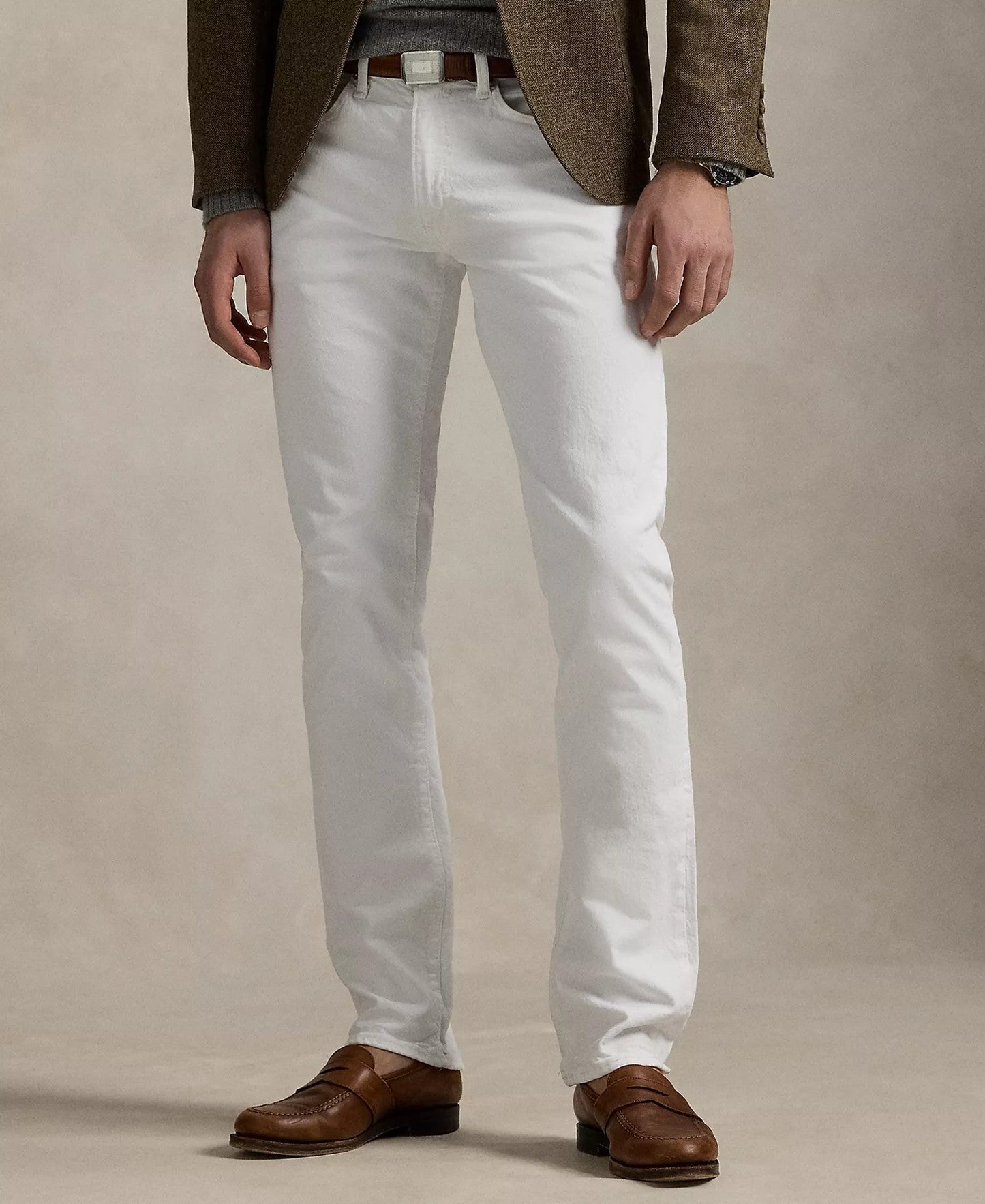 Polo Ralph Lauren Varick Slim Straight Jeans (New Hudson White)