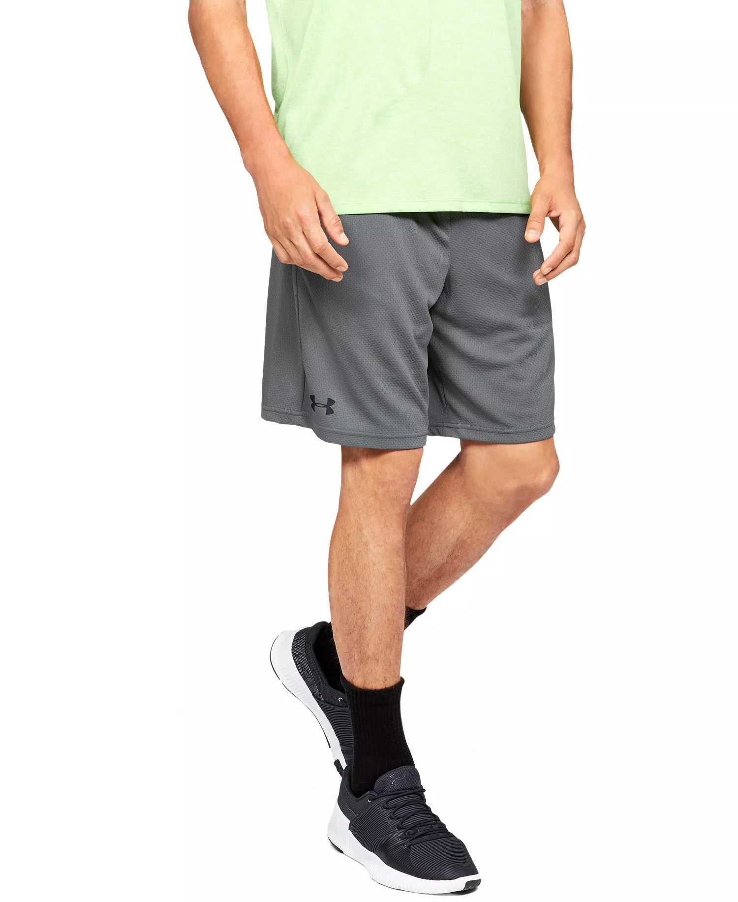 Under Armour Tech 9 Mesh Shorts (Pitch Gray)