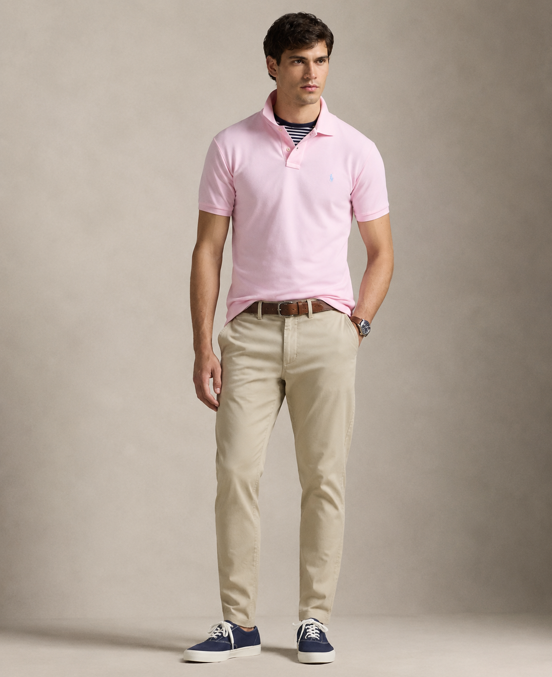 Polo Ralph Lauren mesh polo (Pink)