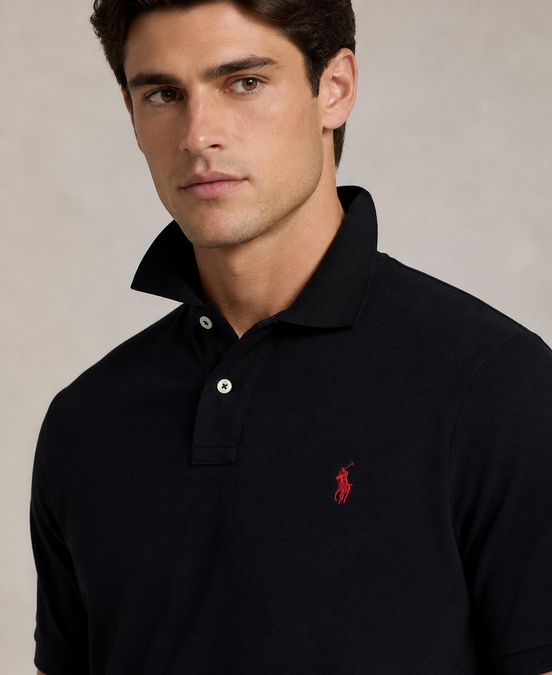 Polo Ralph Lauren mesh polo (Polo Black)