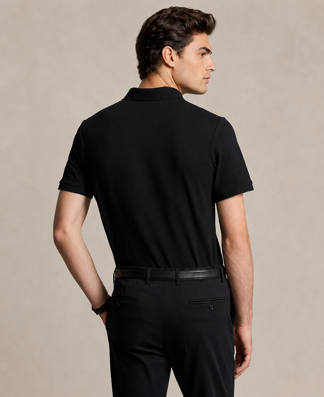 Polo Ralph Lauren mesh polo (Polo Black)