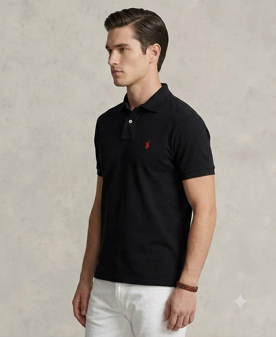 Polo Ralph Lauren mesh polo (Polo Black)