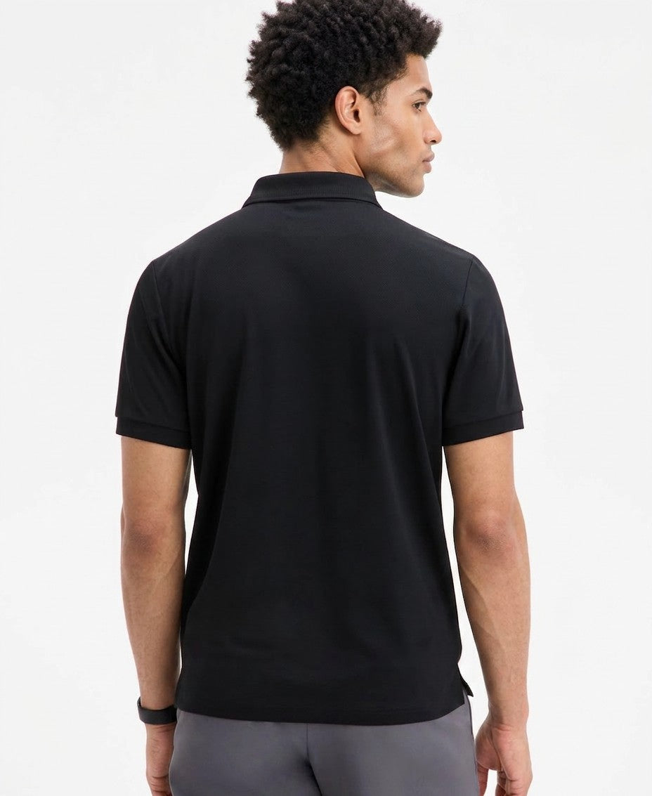 Alfani Ottoman Short Sleeve Textured Quarter-Zip Polo Shirt (Macy's Exclusive) — image 2