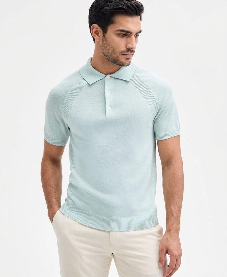 Alfani Short Sleeve Textured Polo Sweater (Macy's Exclusive) — image 1